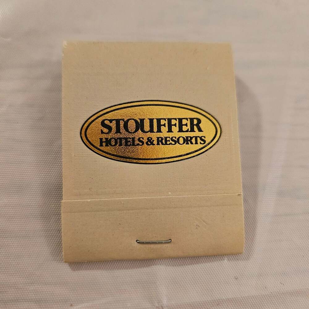 Vintage Stouffer Hotels & Resorts Full Unstruck Matchbook